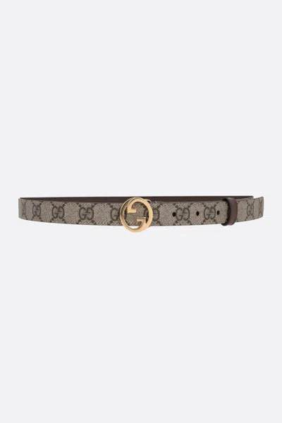 Gucci Belts In Beige Ebony+new Maple