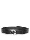 Gucci Gg Belt In Black