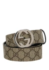 Gucci Gg Supreme Belts Beige In Neutral