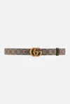 Gucci Women Reversible Gg Marmont Belt In Multi