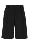 Gucci Tailored Mid-thigh Shorts With Finish In Black