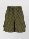 Gucci Bermuda Shorts Featuring All-over Pattern In Multi