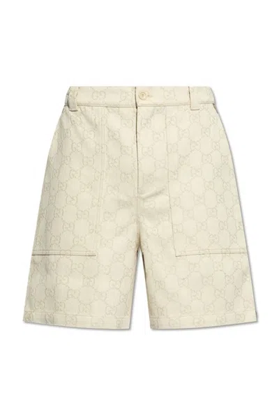 Gucci Bermuda Shorts  In Neutral