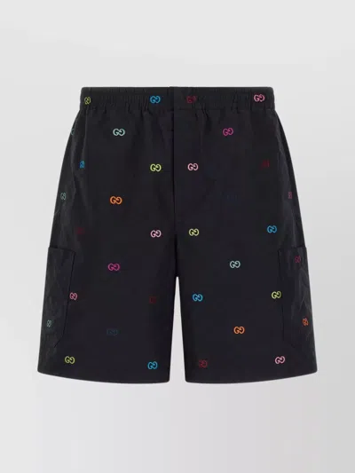 GUCCI BERMUDA SHORTS WITH ELASTIC WAISTBAND AND POCKETS