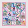 Gucci Besties Printed Silk Twill Carré In Multi