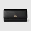 Gucci Bi-color Gg Marmont Continental Wallet