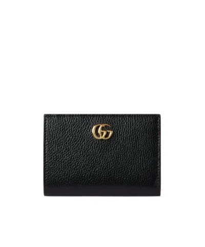 Gucci Bi-color Gg Marmont Small Wallet In Multi