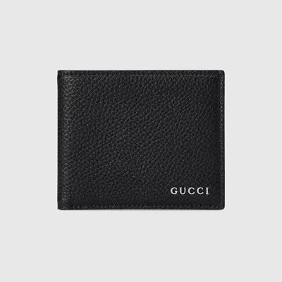 Gucci Bi-fold Wallet With Logo In Black