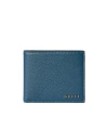 Gucci Bi-fold Wallet With  Script In Blue