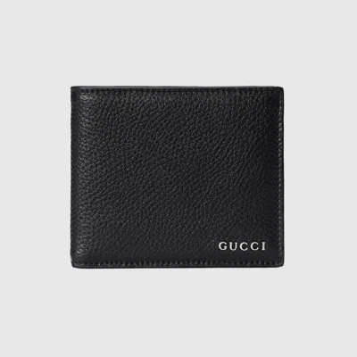 Gucci Bi-fold Wallet With Logo In Black