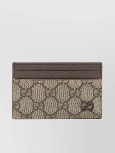 Gucci Bicolor Gg Canvas Card Holder
