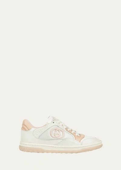 Gucci Bicolor Leather Low-top Sneakers In 9171 Off White Ro