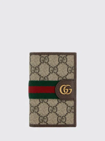 Gucci Bifold Card Holder In Gg Supreme Fabric With The Iconic Monogram In Multi