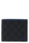 Gucci Blue Interior Gg Coin Wallet In Multi