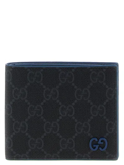 Gucci Bifold Gg Wallet In Black