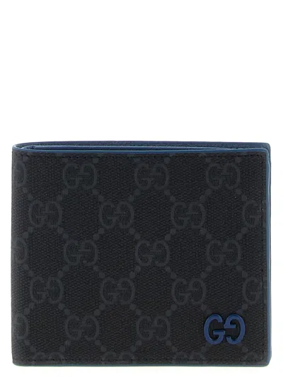 Gucci 'bifold Gg' Wallet In Black