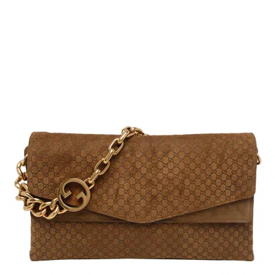 Gucci Big Gg Chain Shoulder Bag In Pattern