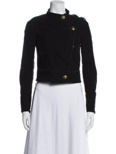 Pre-owned Gucci Biker Jacket In Black