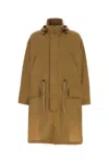 Gucci Men's Technical Fabric Parka In Camel