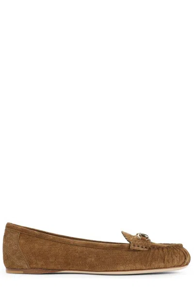 Gucci Biscuit Suede Loafers