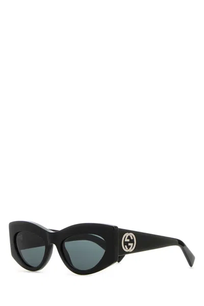 Gucci Grey Cat Eye Ladies Sunglasses Gg1843s 001 53 In Black