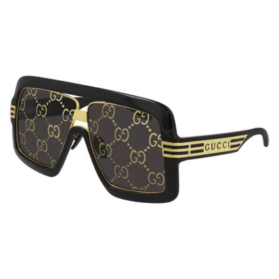 Gucci Black Acetate Men's Sunglasses