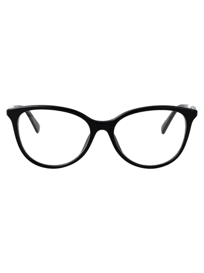 GUCCI GUCCI BLACK ACETATE OPTICAL GLASSES