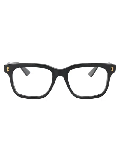 Gucci Black Acetate Optical Glasses