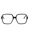 Gucci Black-black-transparent Recycled Acetate Glasses In Black