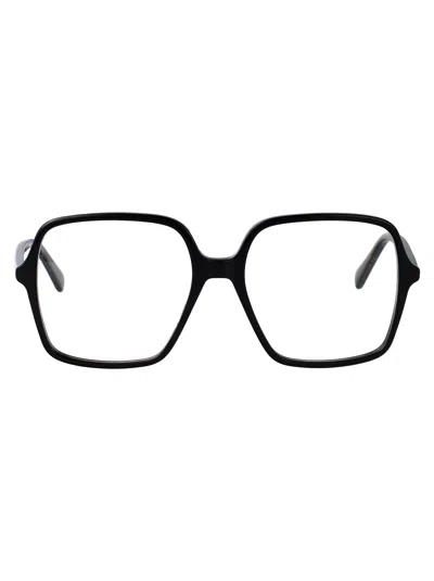 GUCCI GUCCI BLACK ACETATE OPTICAL GLASSES