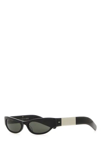 Gucci Occhiali Da Sole In Acetato Nero Donna In Black