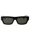 Gucci Womens Black Gc002051 Gg1301s Rectangle-frame Acetate Sunglasses