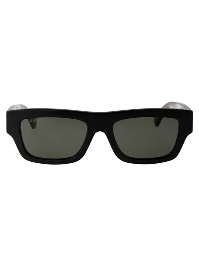 GUCCI GUCCI BLACK ACETATE SUNGLASSES