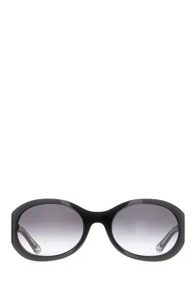GUCCI BLACK ACETATE SUNGLASSES
