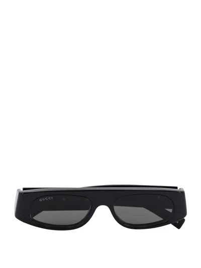 Gucci Black Acetate Sunglasses