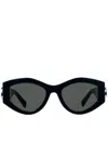 Gucci Black Acetate Sunglasses In Black