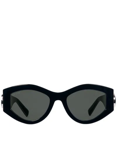 Gucci Black Acetate Sunglasses
