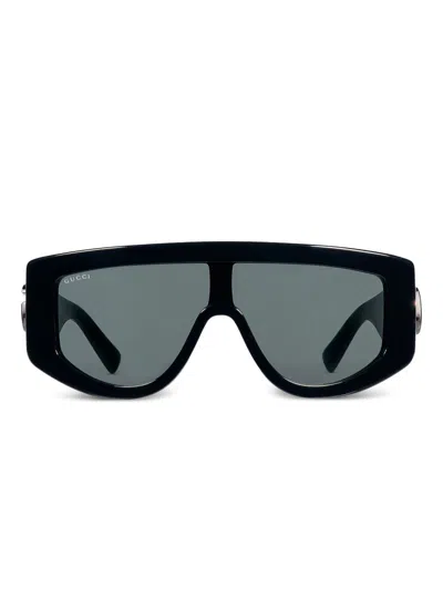 Gucci Black Acetate Sunglasses