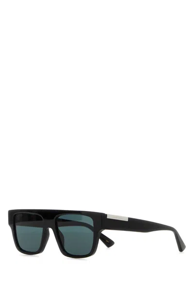 Gucci Black Acetate Sunglasses In Pattern