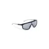 Gucci Mask Frame Sunglasses With Grey Lenses In Black