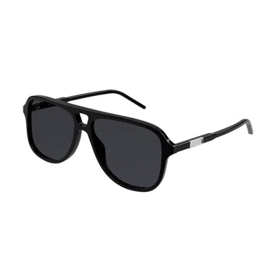 Gucci Black Acetate Sunglasses For Men