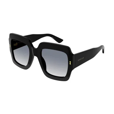 Gucci Black Acetate Sunglasses For Women
