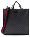Gucci Black Gg Supreme Canvas Soft N/s Tote (authentic Pre-loved) In Black