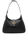 Gucci Black Aphrodite Medium Shoulder Bag In Black