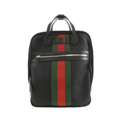 Pre-owned Gucci Black Backpack ()