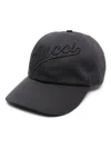 Gucci Baseball Cap With Embroidery In Black