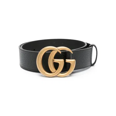 Gucci Black Belts Men