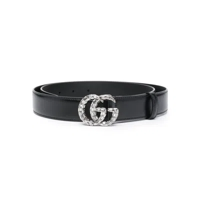 Gucci Black Belts Women
