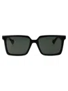 Gucci Black Black Grey Acetate Sunglasses In Black