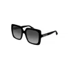 Gucci Black Black Grey Acetate Sunglasses